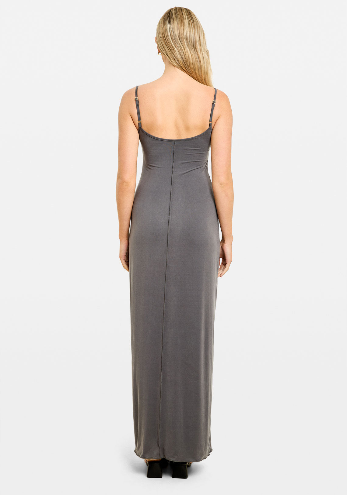 Pre-Order | AISHA REVERSIBLE MAXI DRESS SLATE/PUMICE