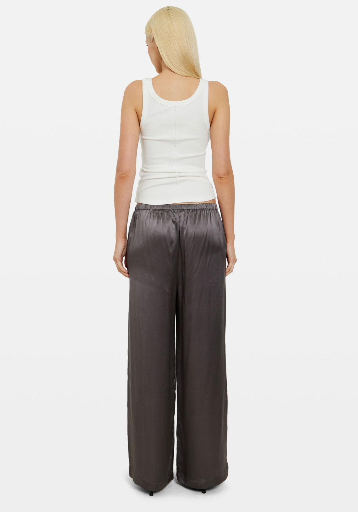 SILK PANT COAL