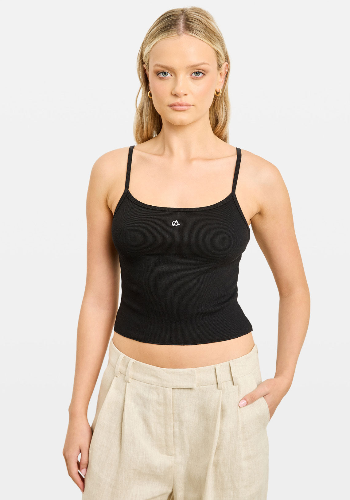 Pre-Order | AISHA RAW TANK BLACK