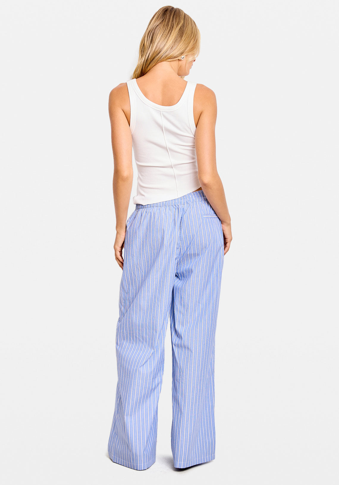 BOXER PANT BLUE STRIPE