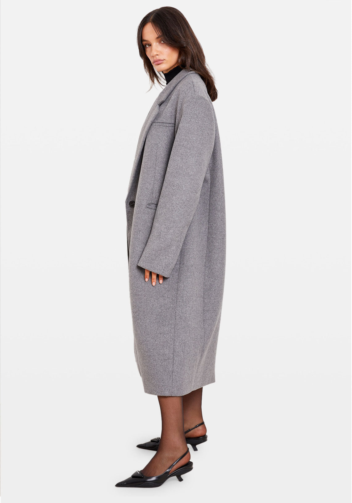 OVERSIZED COAT GREY