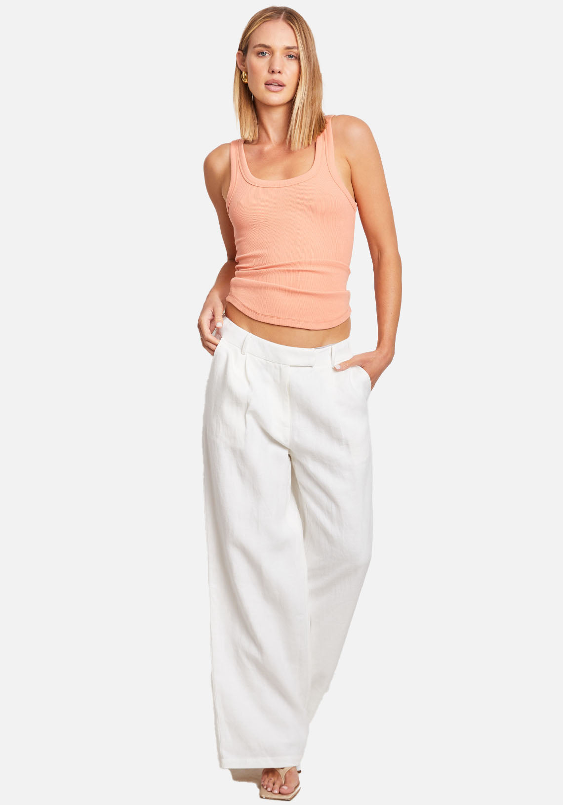 SCOOP TANK PEACH