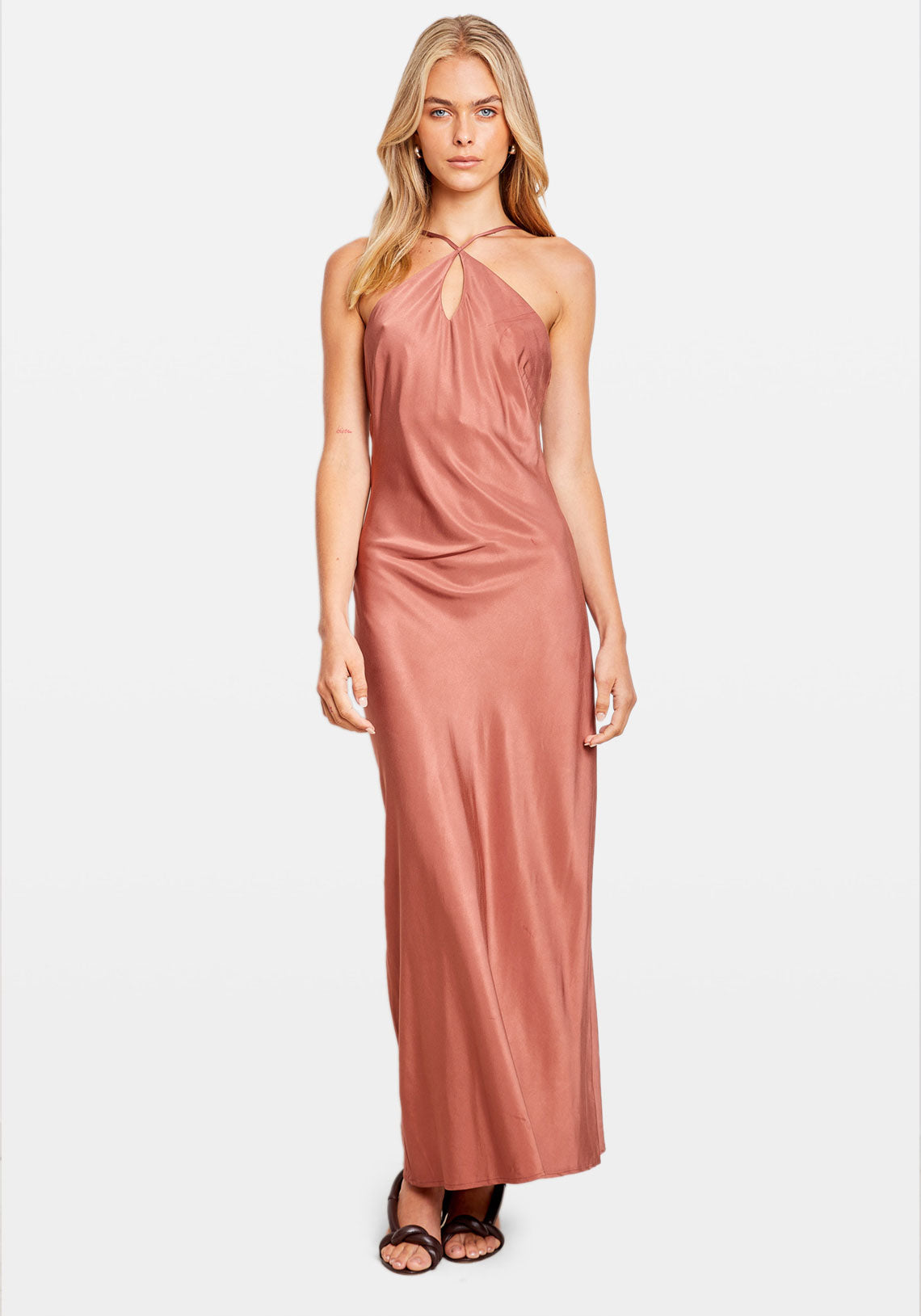 AMOR DRESS TERRACOTTA