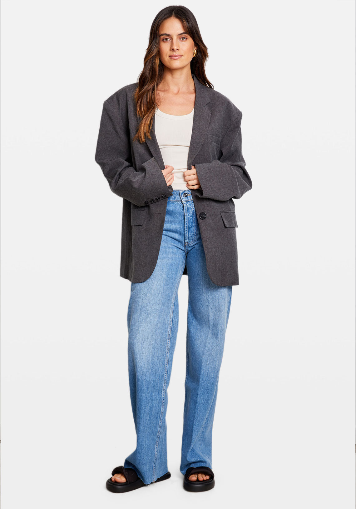 BELLA BLAZER GREY