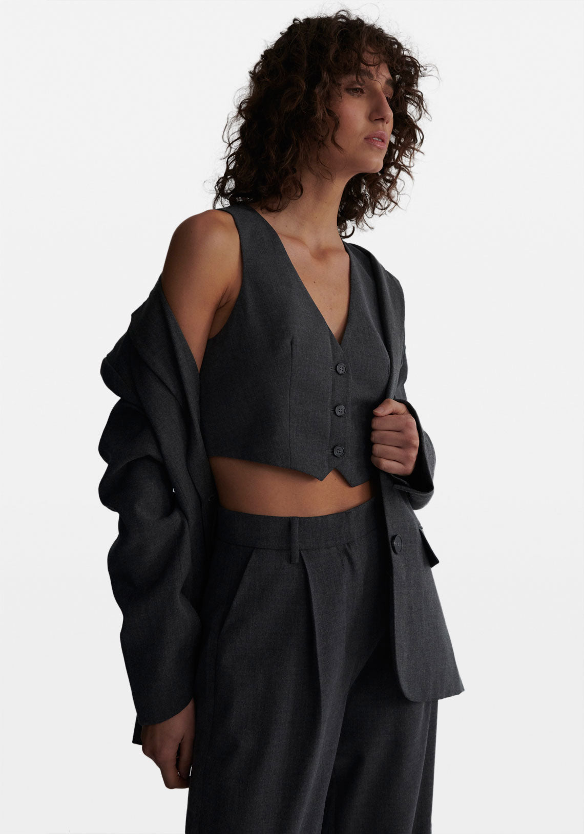BELLA VEST GREY