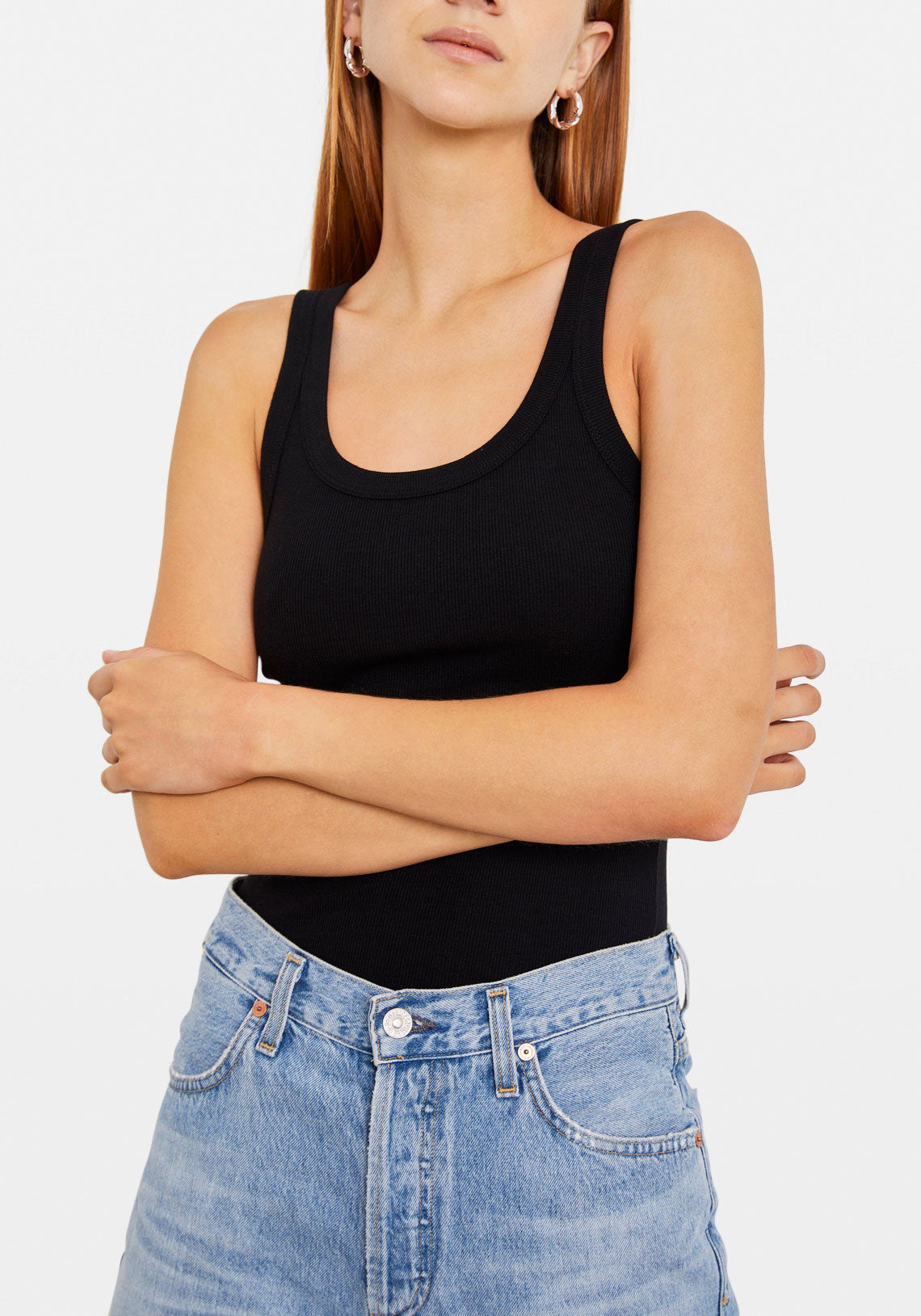 BOYFRIEND SINGLET BLACK