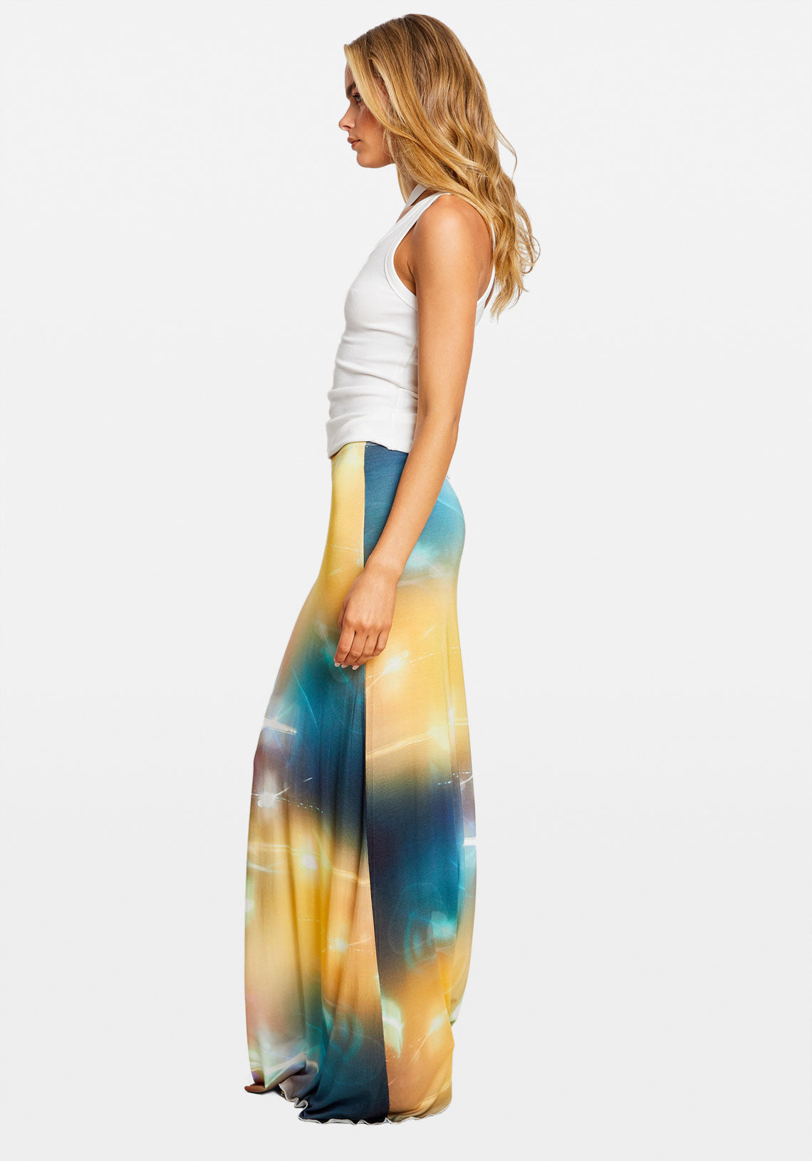 BAMBOO MAXI SKIRT KALEIDOSCOPE