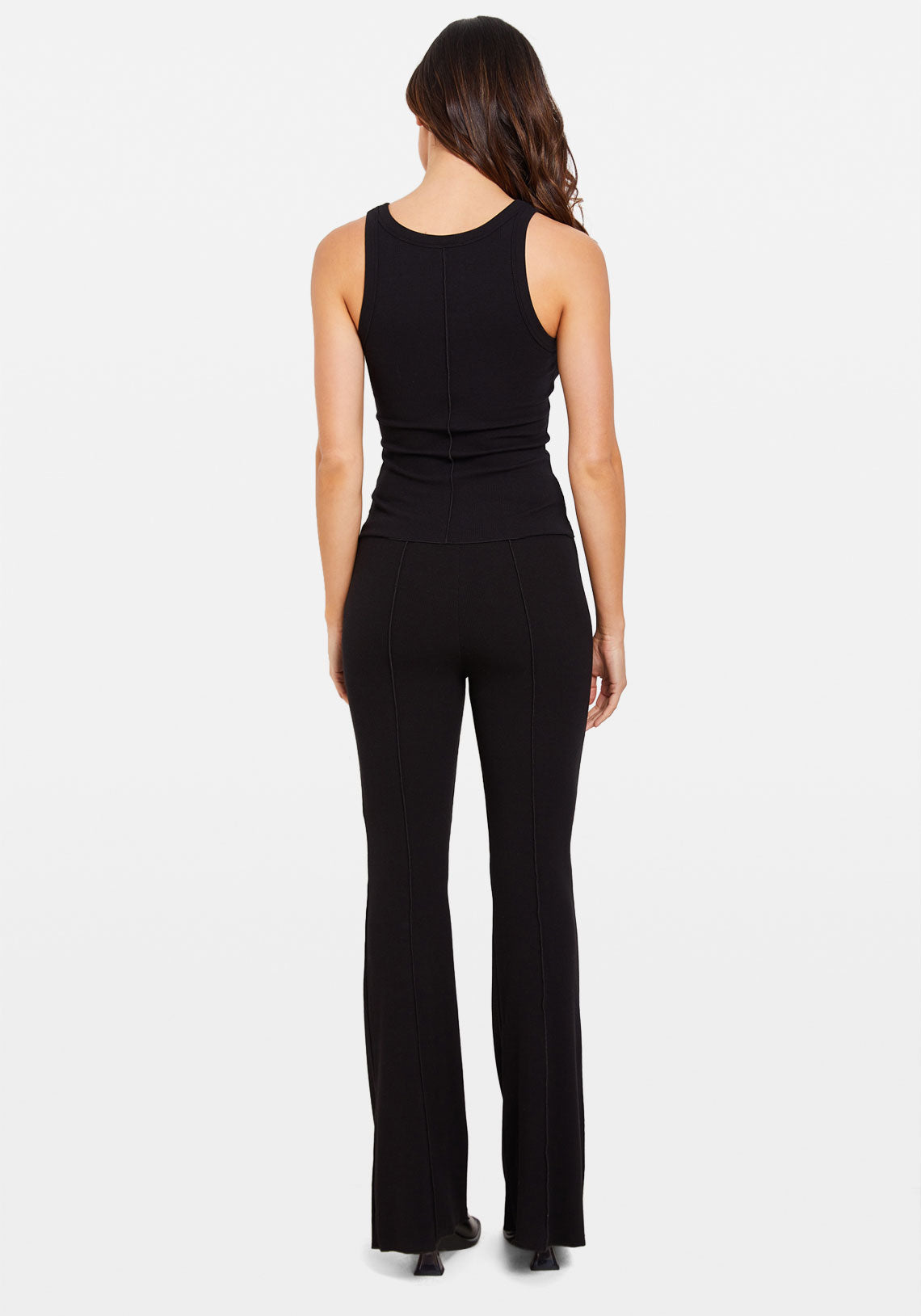 RIBBED FLARE PANT