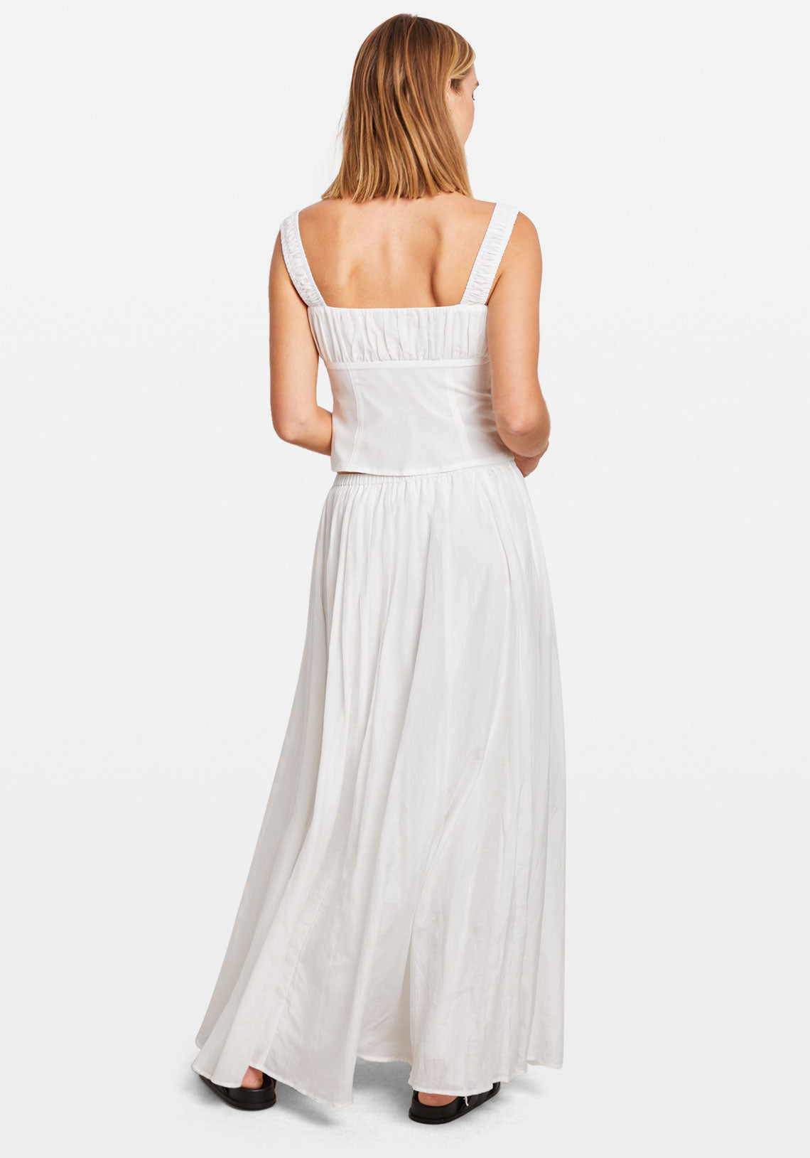 SOL BUSTIER TOP WHITE