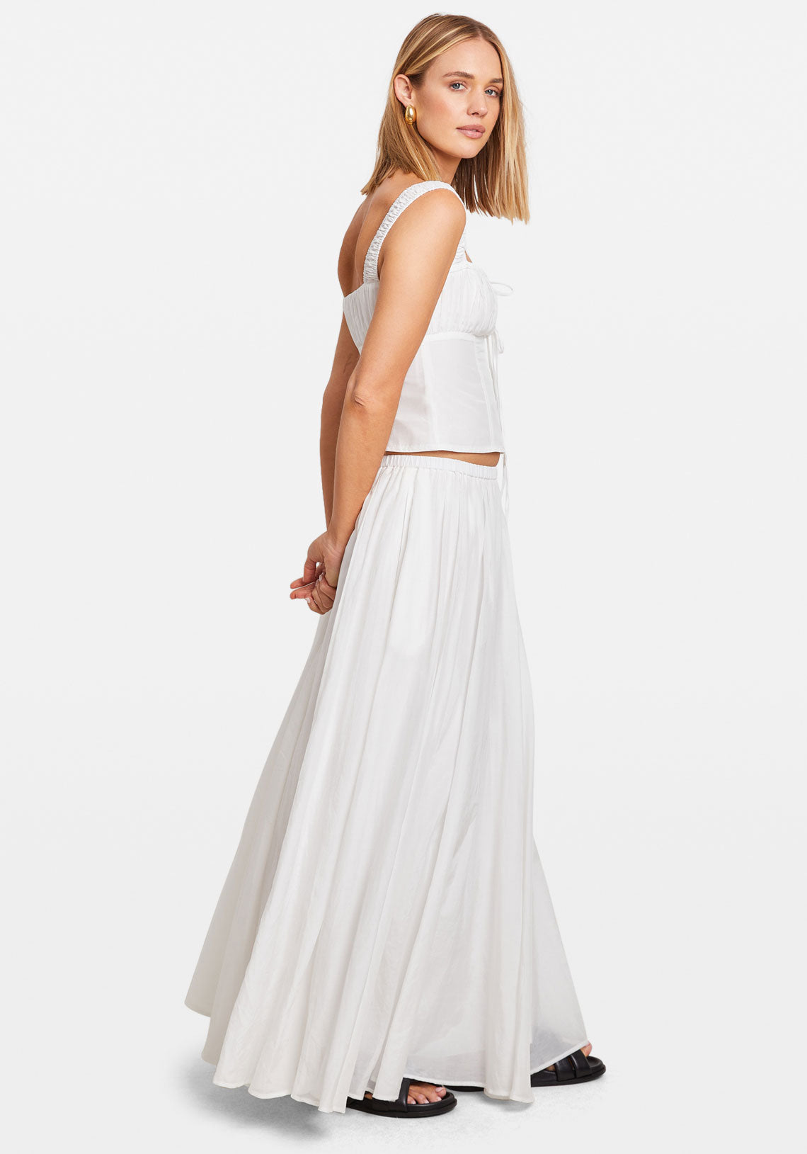 SOL BUSTIER TOP WHITE