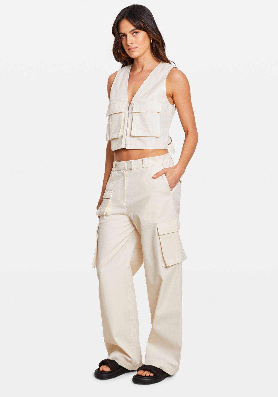 UTILITY PANT IVORY